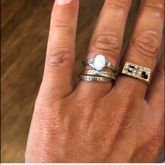 @2L-Exquisite Solid St Nat Gemstone Opal Iridescen - Picture 2 of 5